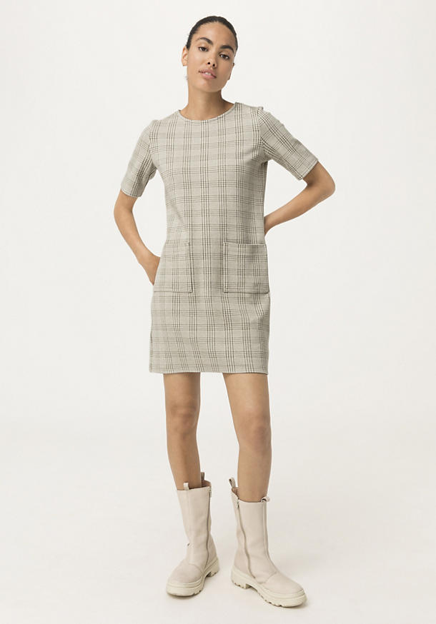 Organic cotton jacquard dress