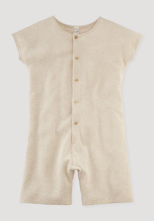 Organic cotton linen jumpsuit