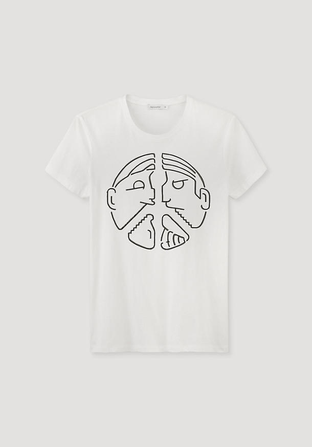 Peace Shirt hessnatur Tobias aus reiner Bio-Baumwolle