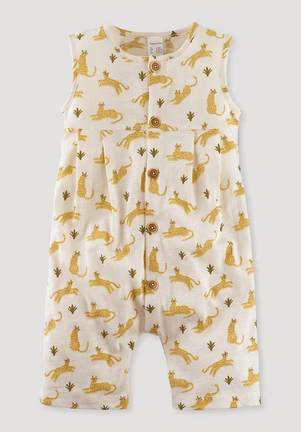 Romper made from pure organic cotton