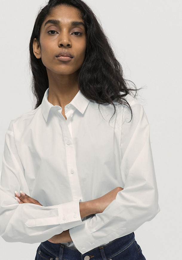 Shirt blouse made from pure organic cotton