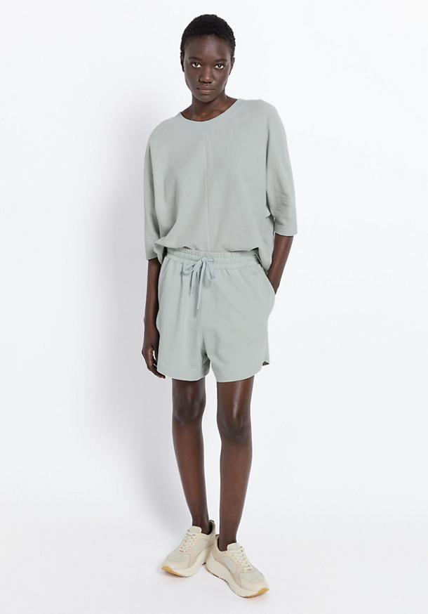 Shorts aus Bio-Baumwolle mit Kapok
