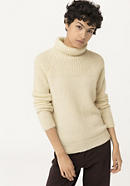 Alpaca sweater with silk and mohair