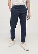 Basic fit chinos made of organic cotton