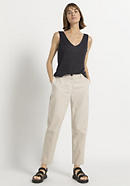Chinos made from organic cotton with hemp
