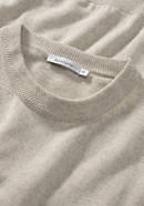 Feinstrick-Pullover aus Bio-Baumwolle mit Leinen