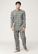 Flannel pajama shirt made from pure organic cotton