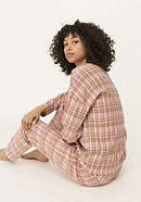 Flannel sleep shirt made from pure organic cotton
