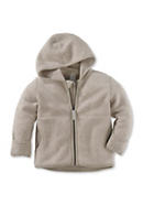 Fleece jacket made of pure organic cotton