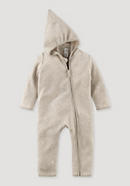 Fleece overall made from pure organic cotton