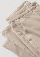 High-rise slim trousers made from organic cotton