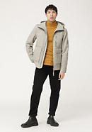 Hooded jacket made of pure new wool