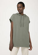 Hooded shirt made from pure organic cotton