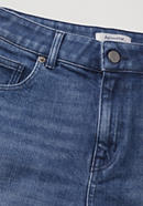 Jean shorts made from organic denim