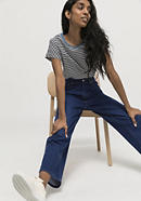 Jeans culottes made from organic denim