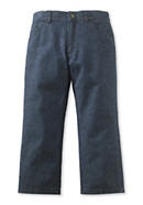 Jeans culottes made of organic cotton with linen