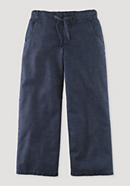 Jeans made from organic cotton with linen