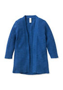 Knitted cardigan made from pure organic cotton