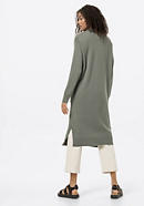 Knitted coat with cashmere