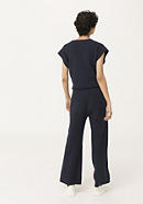 Knitted pants made of organic new wool with cashmere