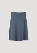 Knitted skirt made of organic cotton and organic new wool