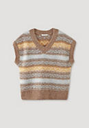 Limited by Nature jacquard sweater made of alpaca with cotton