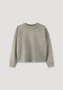 Mineral-dyed sweatshirt made of pure organic cotton