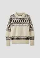 Norwegian sweater made from Mongolian merino wool with alpaca