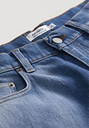 Organic cotton denim shorts