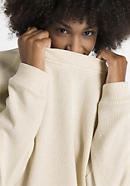 Organic cotton sweatshirt with linen