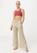 Palazzo pants made of organic cotton with linen