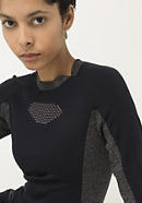 Performance knitted shirt BetterRecycling made of merino wool with silk