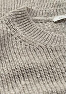 Pullover aus Bio-Baumwolle mit Leinen