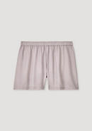 Regular cut shorts made from organic cotton with silk