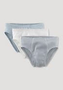 Set of 3 briefs made of pure organic cotton