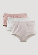 Set of 3 panties made from pure organic cotton