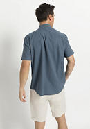 Short-sleeved shirt Comfort Fit made of hemp with organic cotton
