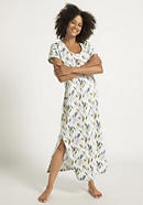 Sleeveless nightgown made from pure organic cotton