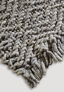 Strukturteppich aus reiner Schurwolle
