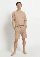Sweat-Shorts aus Bio-Baumwolle mit Kapok