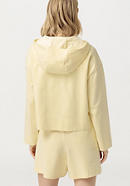 Sweat jacket made from organic cotton