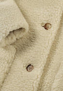 Teddy jacket made of new wool with organic cotton