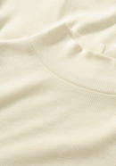 Turtleneck shirt made from organic merino wool with silk
