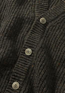 Tweed Cardigan aus reiner Bio-Merinowolle