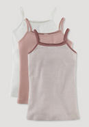 Undershirt made of pure organic cotton in a set of 3