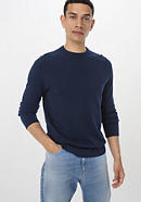 Virgin wool sweater with cashmere
