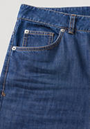 Wide leg jeans made of organic cotton with kapok