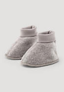 Wool fleece shoes made from pure organic merino wool