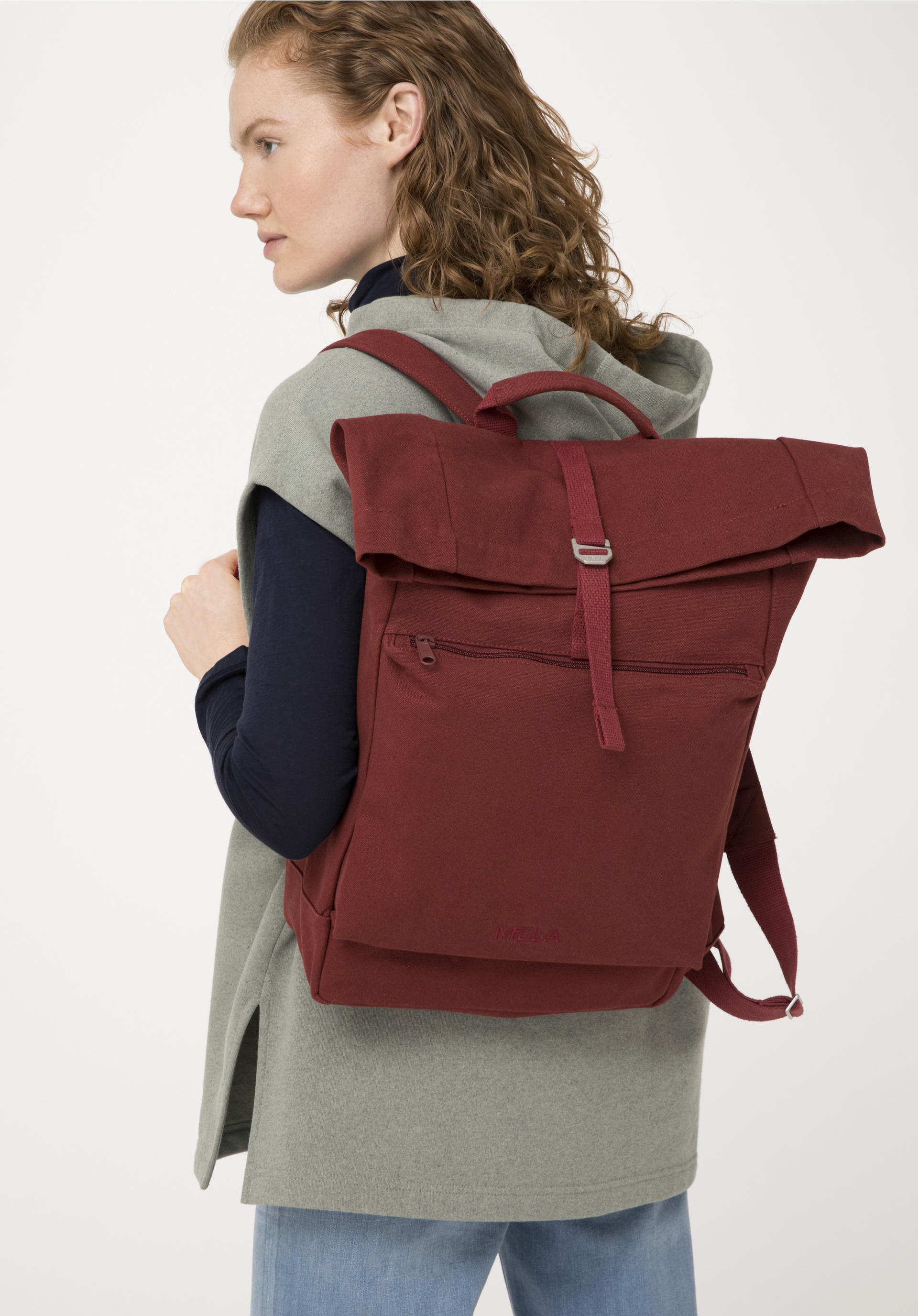 Organic cotton backpacks for women by Mela hessnatur Deutschland