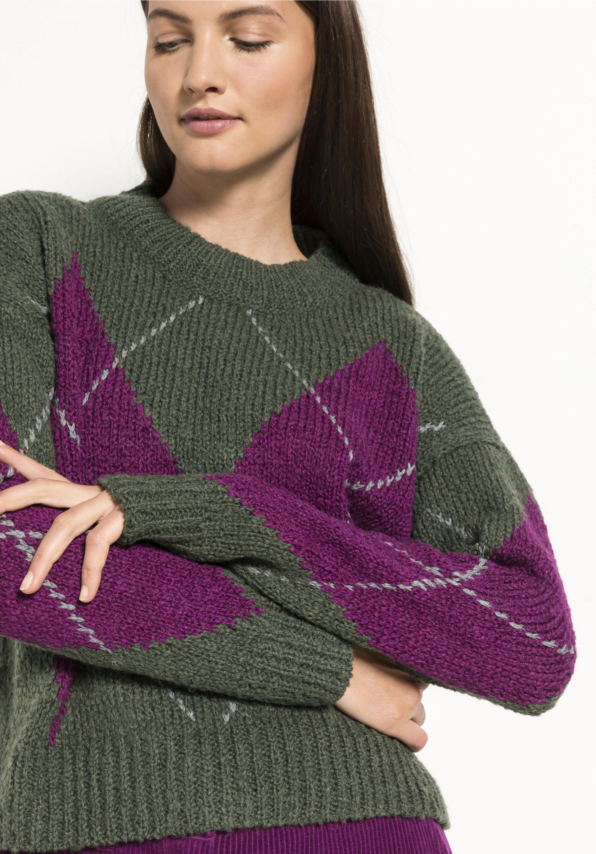 Pullover argyle muster